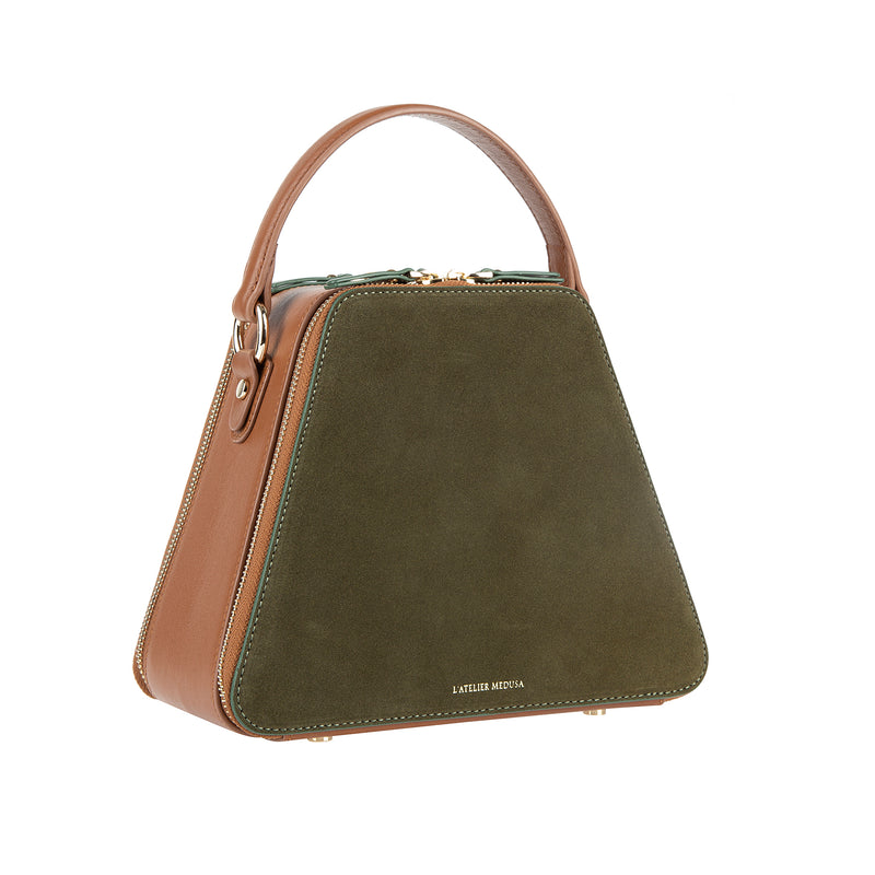 PERSEPHONE - COGNAC/OLIVE GREEN